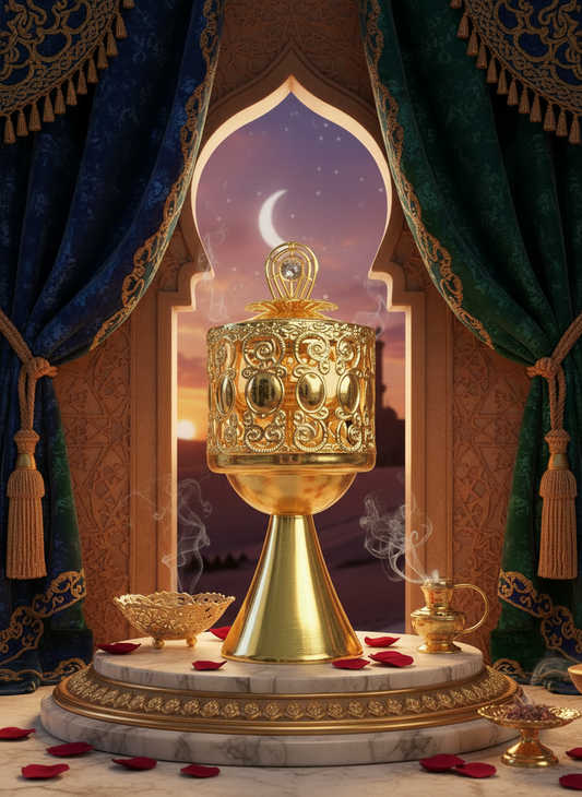 Golden Fancy Non Electric Bakhoor Burner