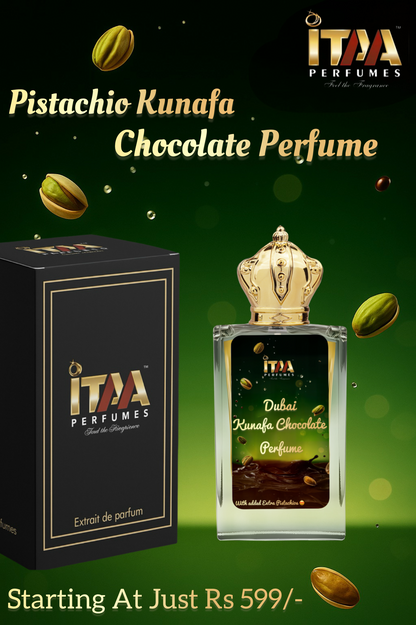 Viral Pistachio Kunafa Chocolate Perfume
