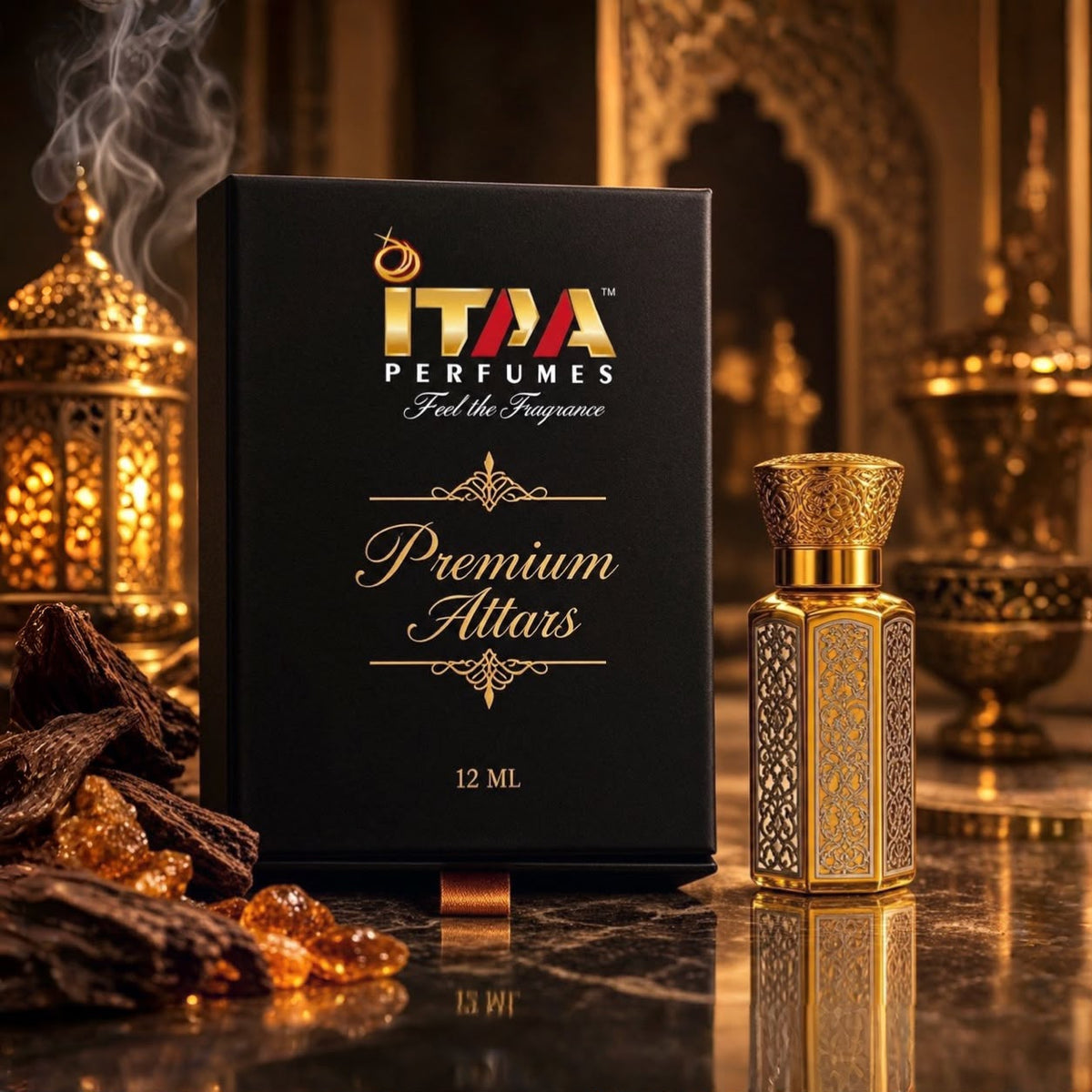 Rose de Vents French Attar 12 ML - ITAA Perfumes