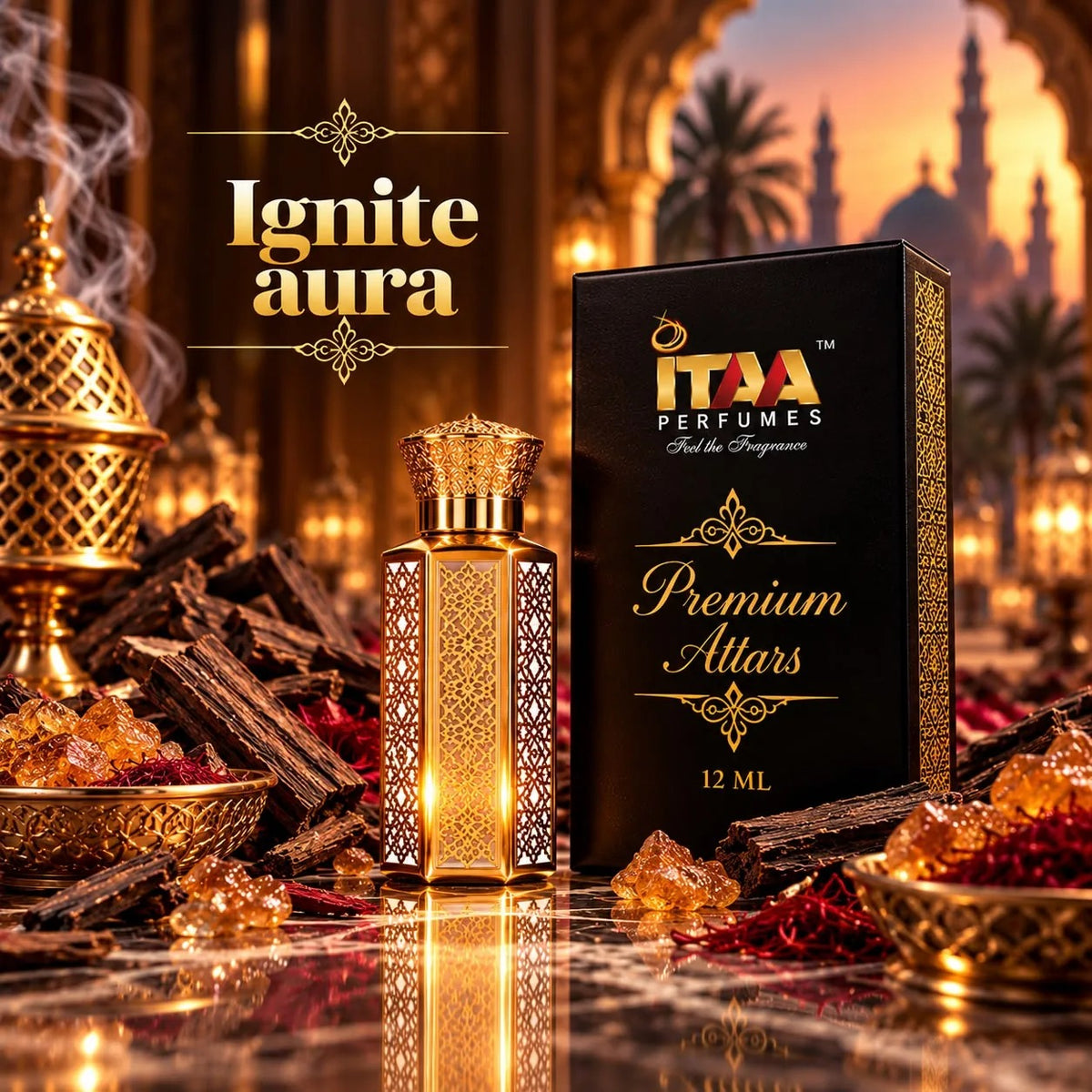 Ignite Aura Attar 12 ML - ITAA Perfumes