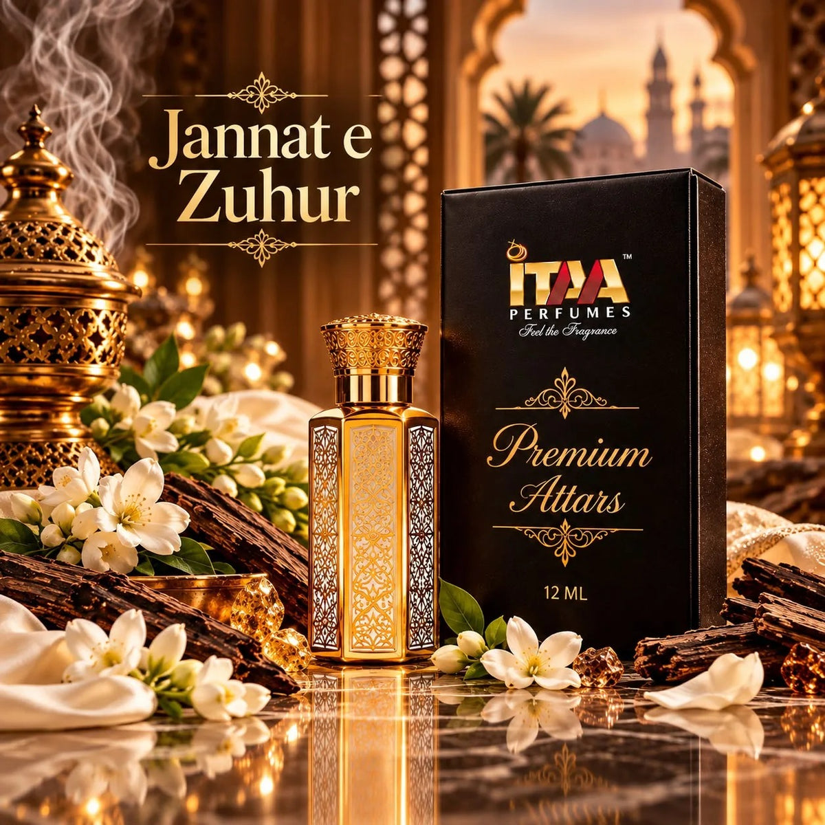 Jannat e Zuhur Attar 12 ML - ITAA Perfumes