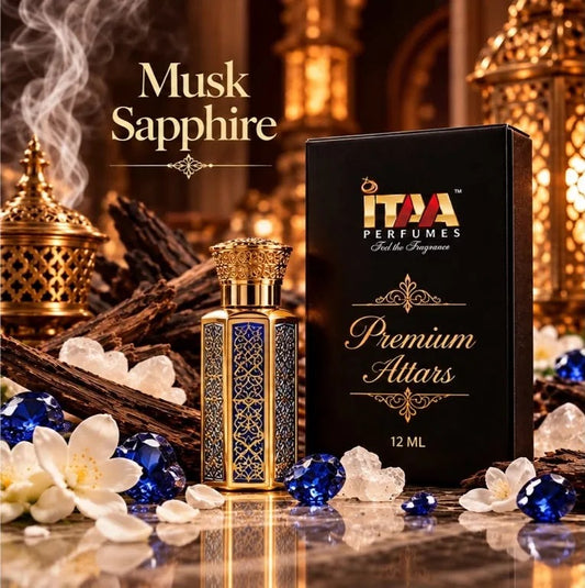 Musk Sapphire Attar 12 ML - ITAA Perfumes