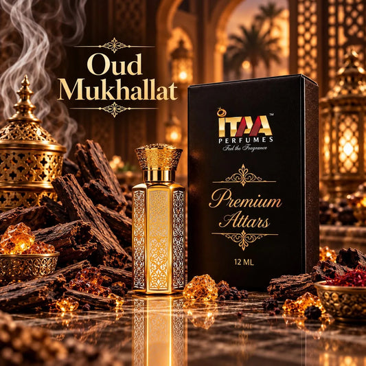 Oud Mukhallat Attar 12 ML - ITAA Perfumes