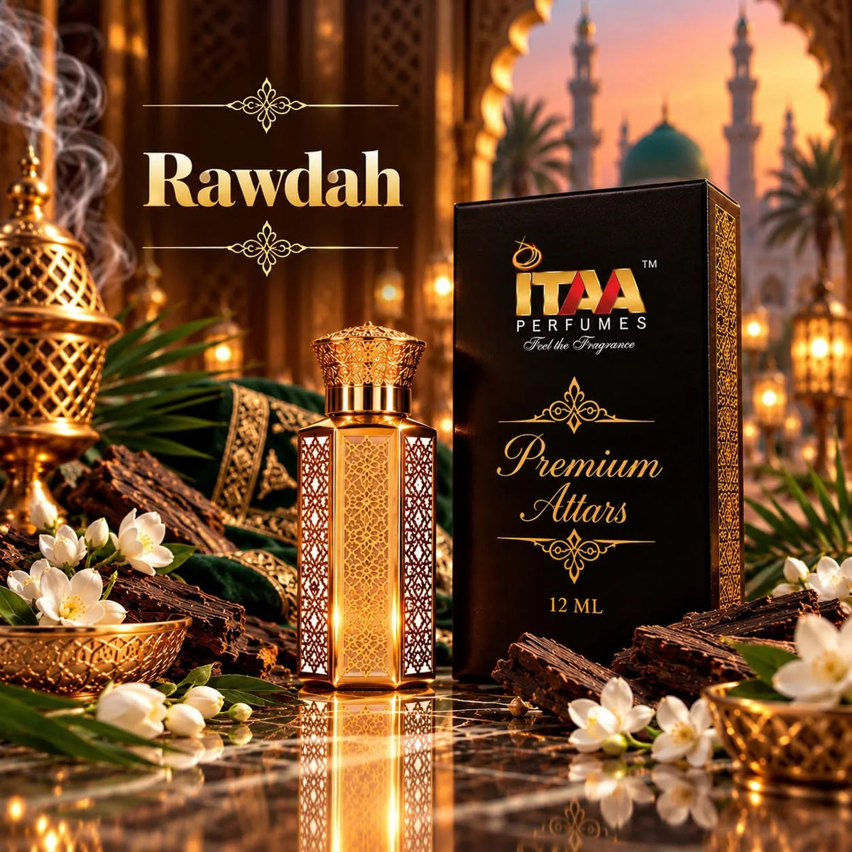 Rawdah Attar 12 ML - ITAA Perfumes