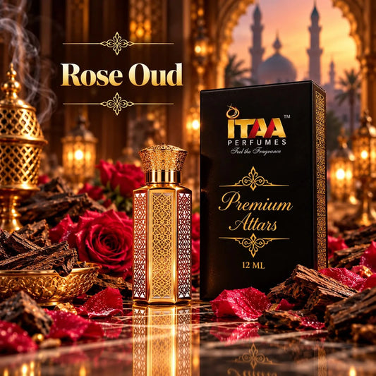 Rose Oud Attar 12 ML - ITAA Perfumes