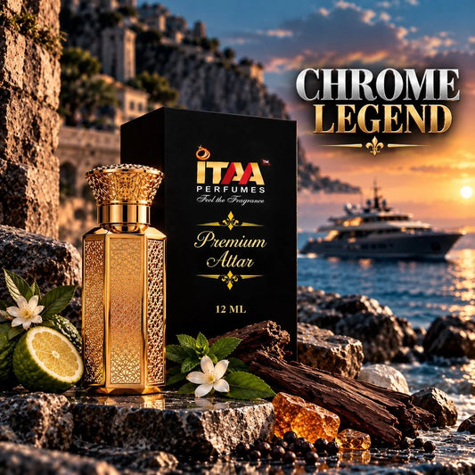 Chrome Legend French Attar 12 ML - ITAA Perfumes