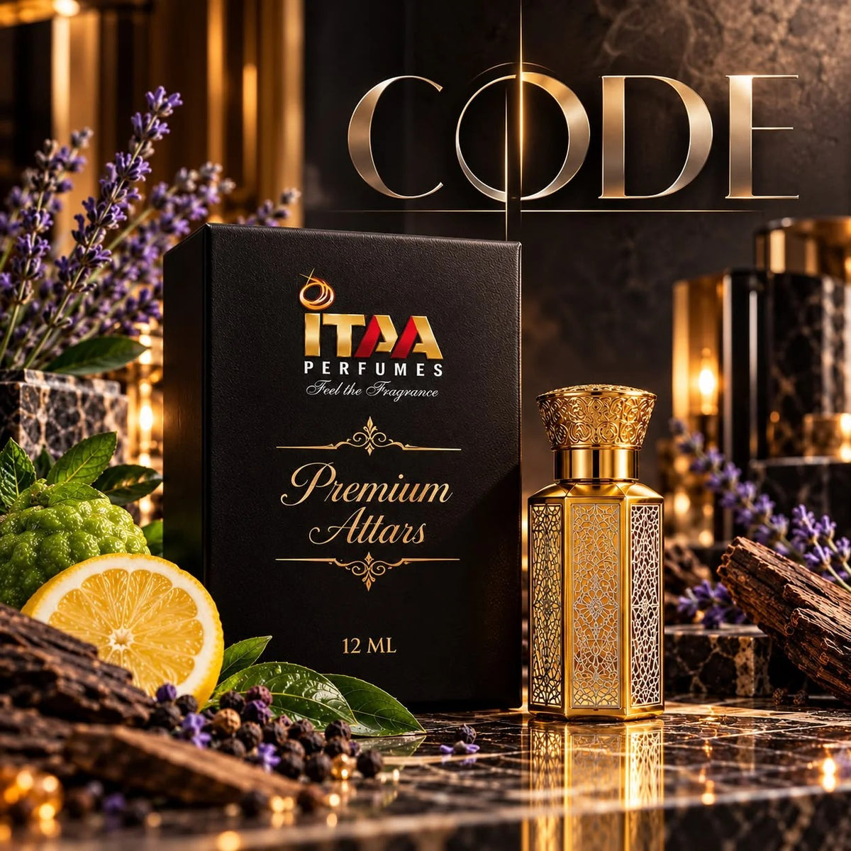 Code French Attar 12 ML - ITAA Perfumes