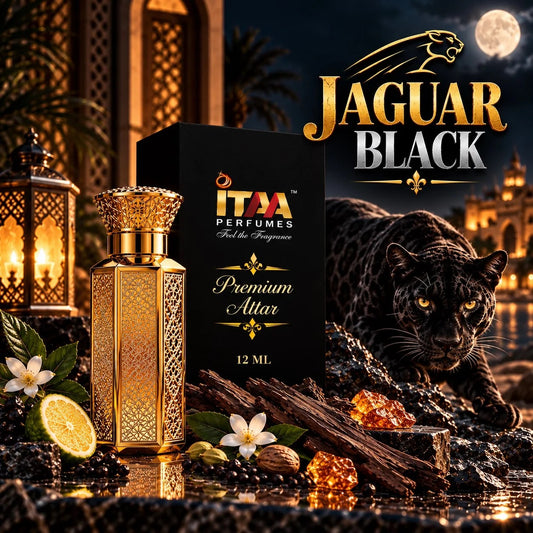 Jaguar Black French Attar 12 ML - ITAA Perfumes