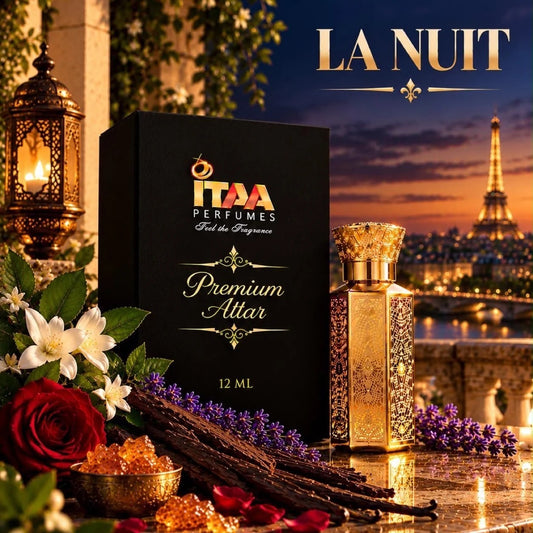 La Nuit French Attar 12 ML - ITAA Perfumes
