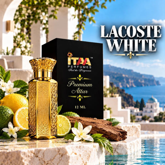 Lacoste White French Attar 12 ML - ITAA Perfumes