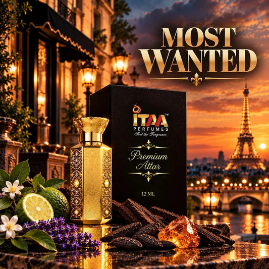 Most Wanted French Attar 12 ML - ITAA Perfumes