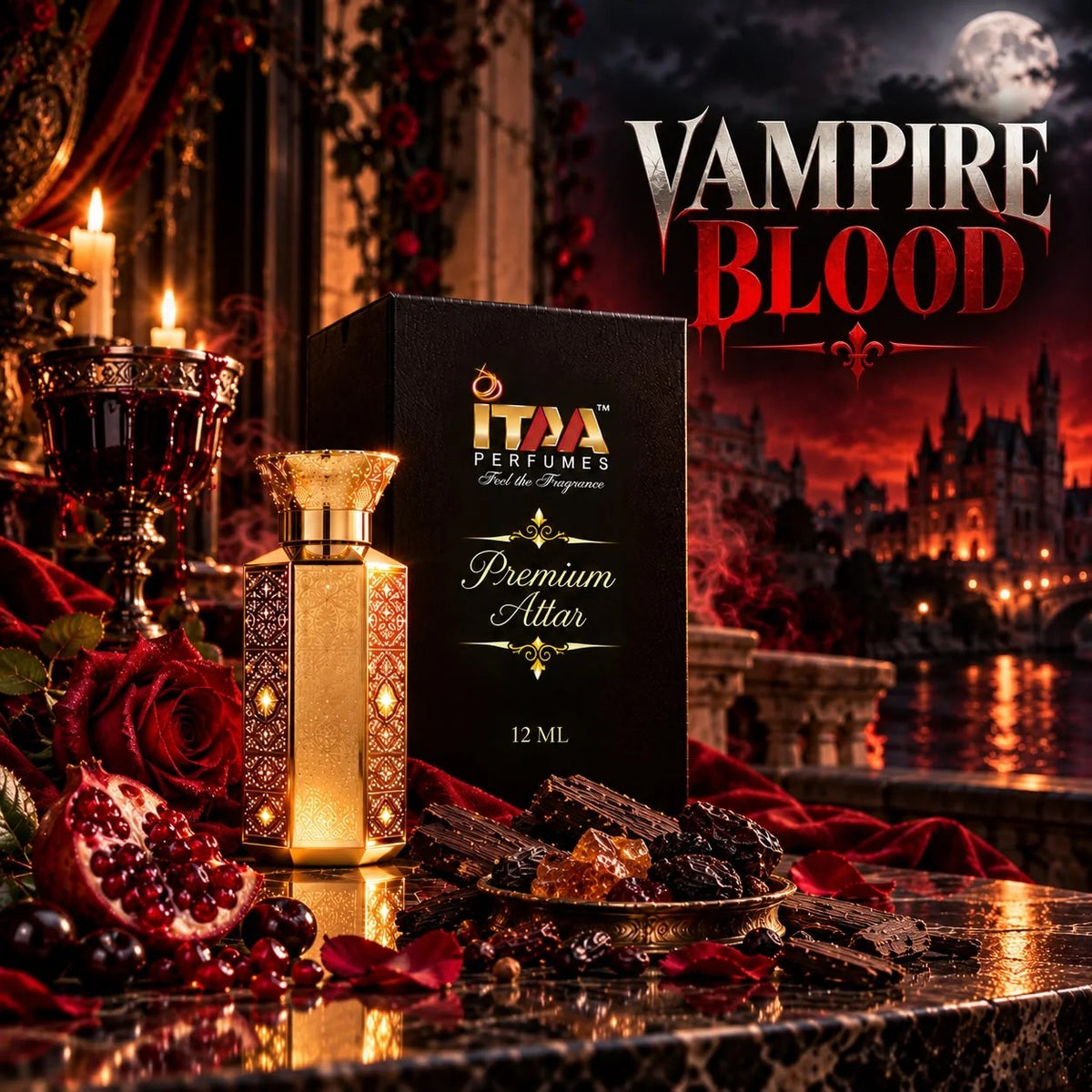 Vampire Blood French Attar 12 ML - ITAA Perfumes
