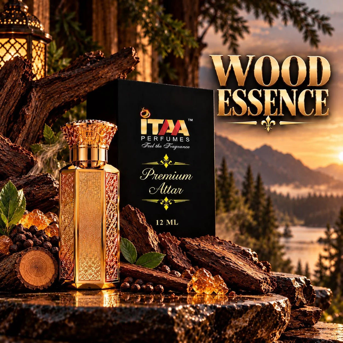 Wood Essence French Attar 12 ML - ITAA Perfumes