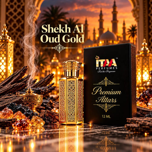 Sheikh Al Oud Gold Attar 12 ML - ITAA Perfumes